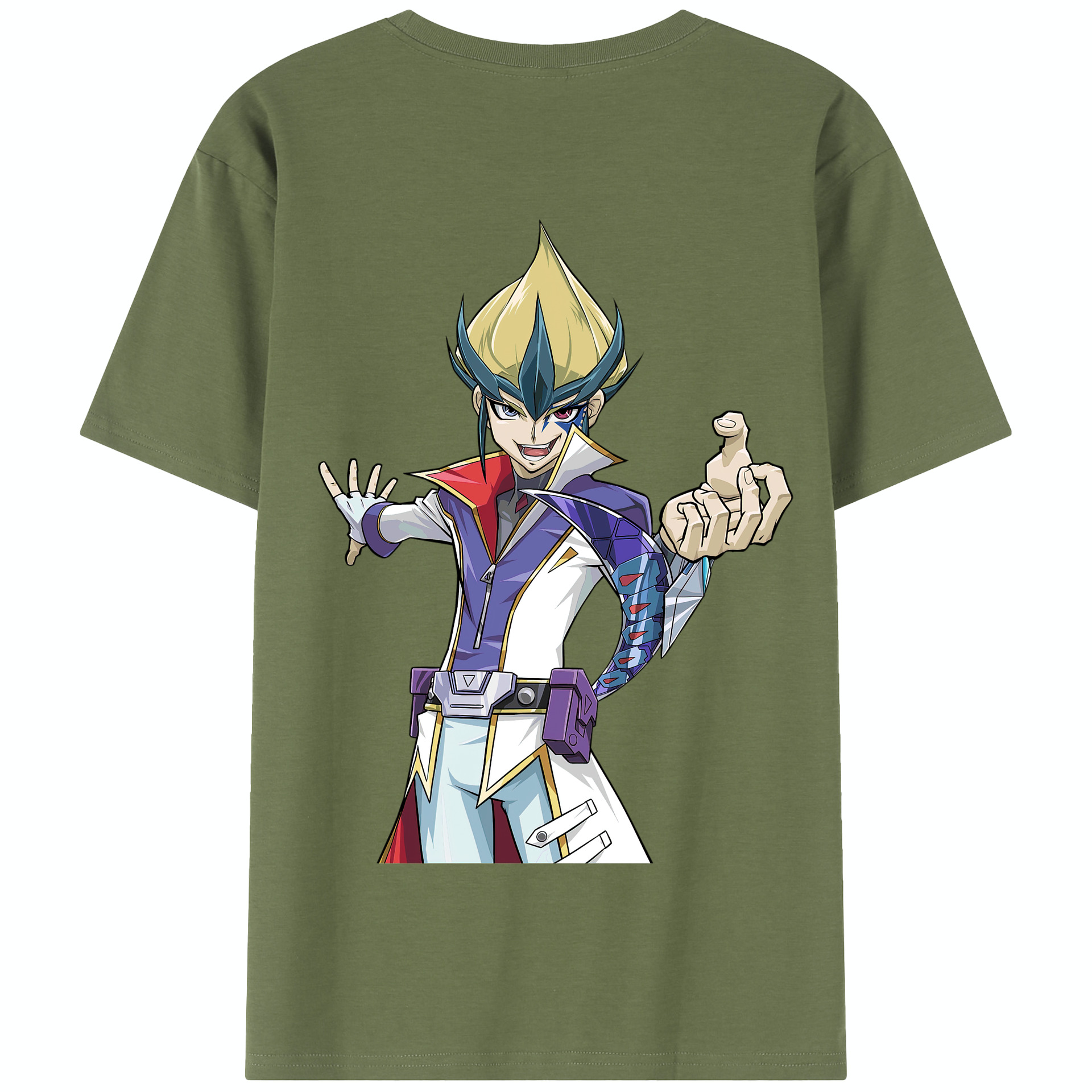 （画像用） 遊☆戯☆王 Yu-Gi-Oh! 綿100％半袖Tシャツ（背面プリント）